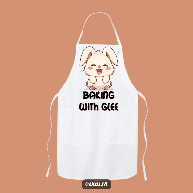 Funny Giggling Bunny Apron: Cook with Joy and Uncontrollable Bunny Humor