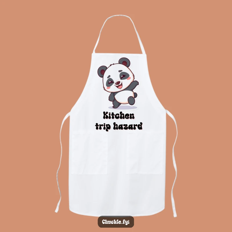 Funny Bumbling Panda Apron: Cook Up Laughs While Stumbling, Hilarious Kitchenwear