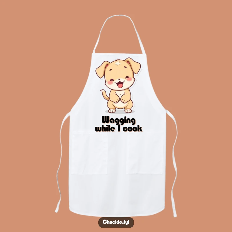 Funny Wiggly Puppy Apron: Cook with Joy and Doggy Enthusiasm