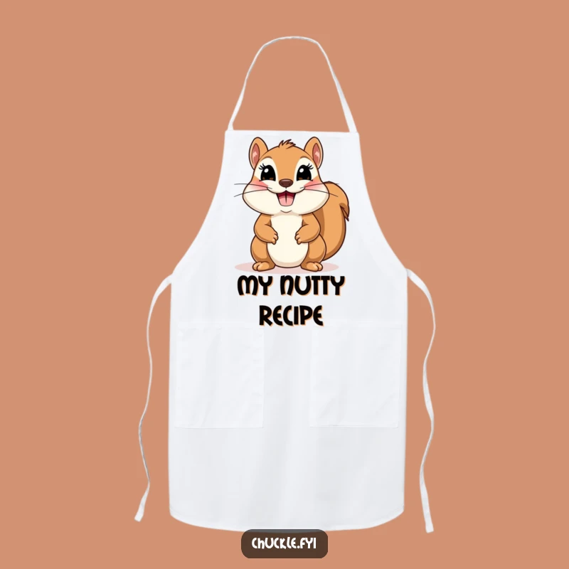 Funny Squirrel Bow Apron - Cook with Comical Flair and Theatrical Style