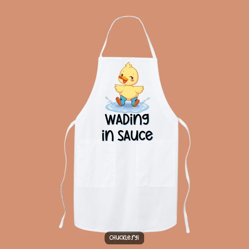 Funny Duck Boots Apron: Cheerful Kitchen Splash, Practical Funny Gift for Cooks