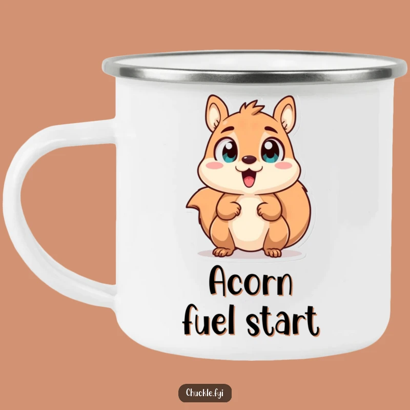 Funny Squirrel Camping Mug - Wild Camp Companion, Unique Gift