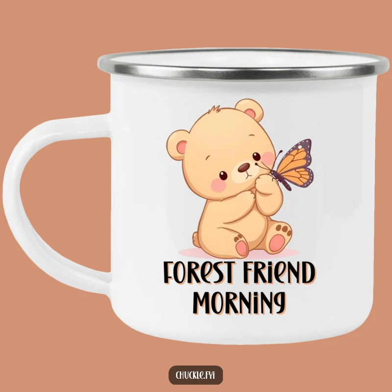 Funny Bear Cub Camping Mug: Gentle Adventures, Sweet Moments, Perfect Funny Gift