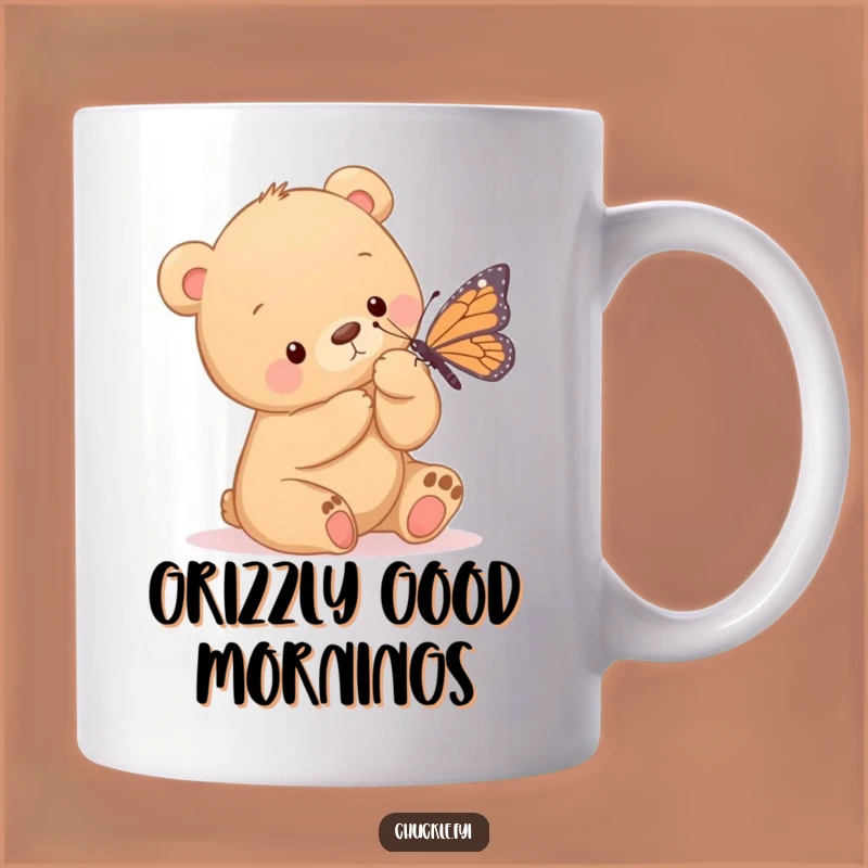Funny Bear Cub Mug: Gentle Tickles, Sweet Moments, Perfect Funny Gift for Nature Lovers