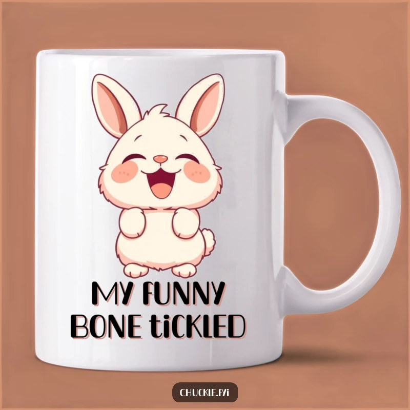 Funny Fluffy Bunny Mug: Hilarious Laughing Rabbit Gift for Bunny Lovers