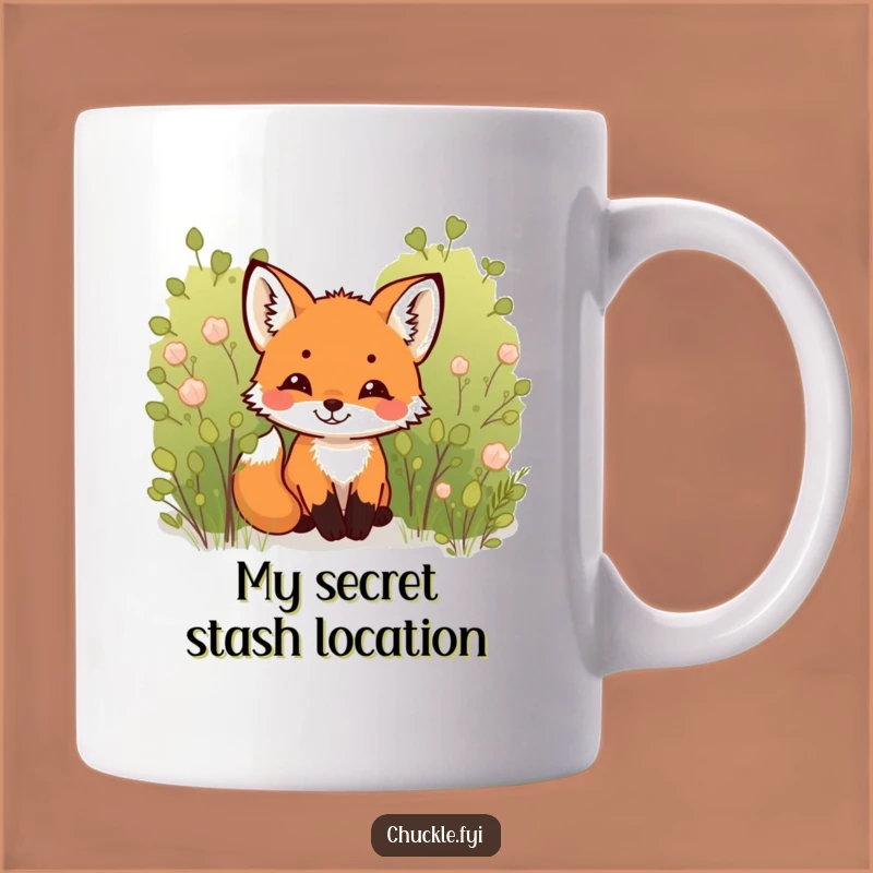 Funny Fox Cub Mug: Adorable & Hilarious Woodland Creature, Perfect Gift