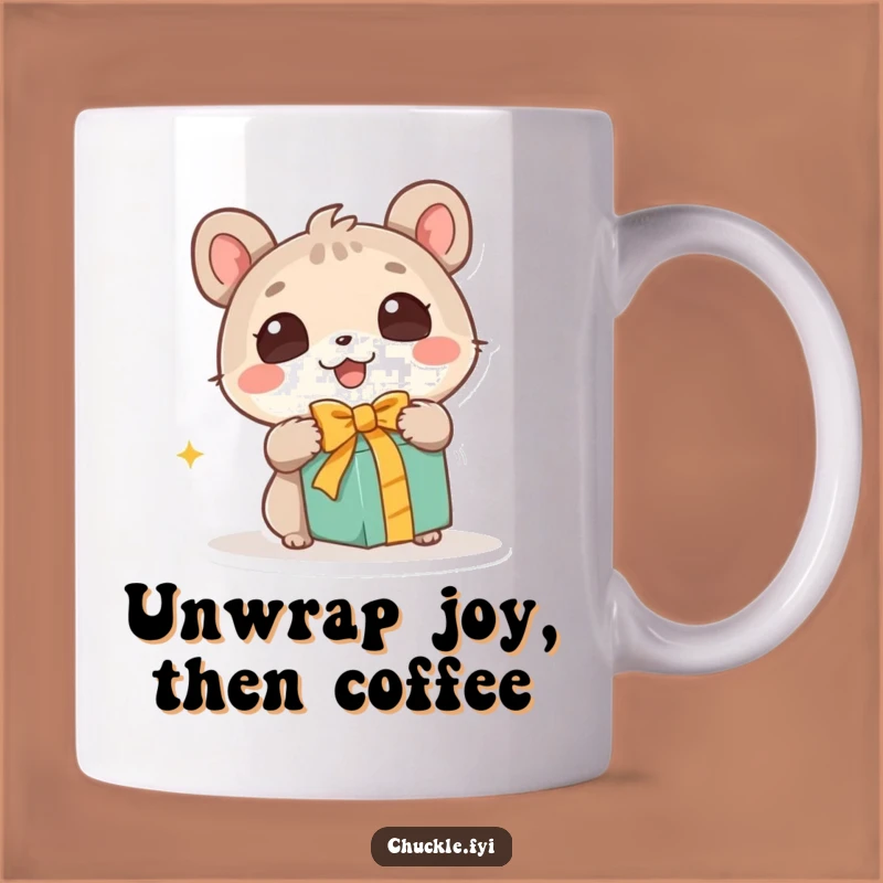 Funny Gift Surprise Animal Mug: Wonder and Excitement, Perfect Present Gift