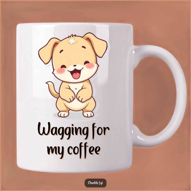 Funny Wiggly Puppy Mug: Hilarious Dog Lover Gift for Endless Joy and Coffee