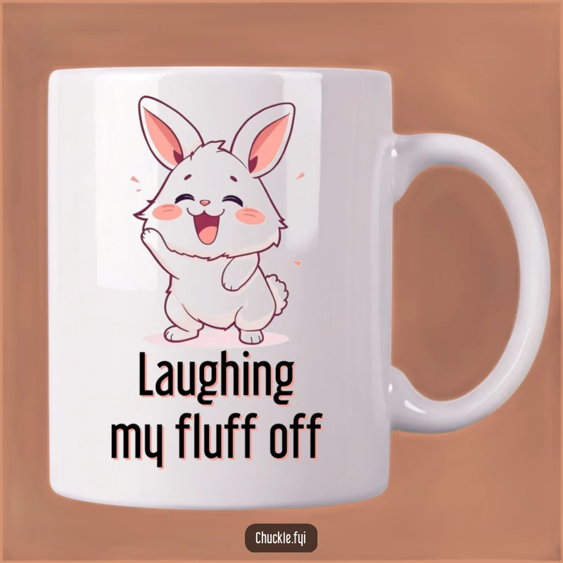 Funny Laughing Bunny Mug a Hilarious Gift for Animal Lovers