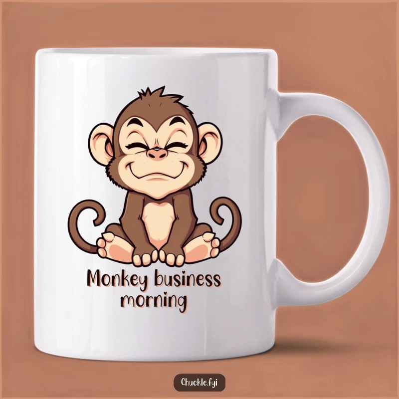 Funny Monkey Grimace Mug: A Hilarious Gift for Pranksters