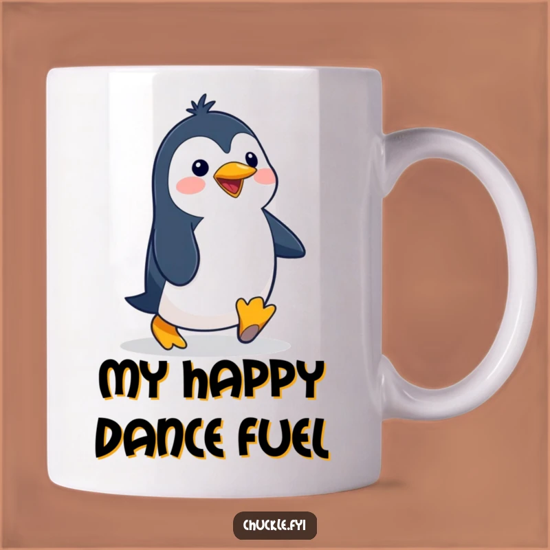 Funny Penguin Waddling Mug: A Hilarious Cartoon Character Gift for Penguin Lovers