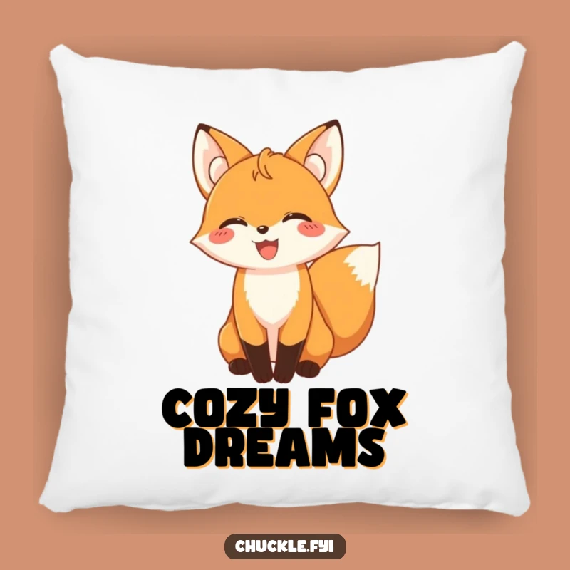 Funny Fox Giggling Pillow: Cozy Comfort with a Hint of Mischief