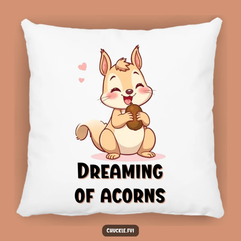 Funny Squirrel Nutty Pillow - Soft, Cozy, and Mischievously Fun