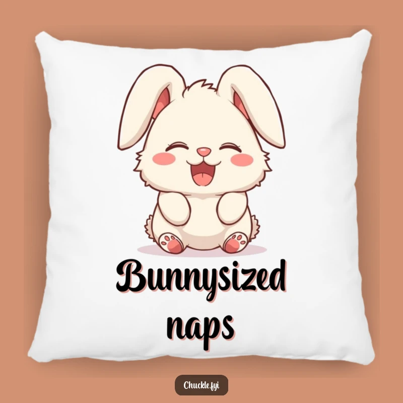 Funny Giggling Bunny Pillow: Snuggle Up with Uncontrollable Bunny Delight
