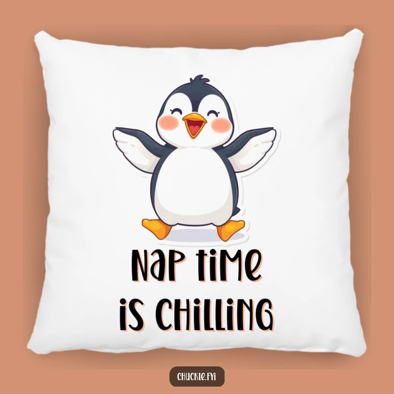 Funny Penguin Pillow: Soft & Cheerful Cartoon Cushion Comfort