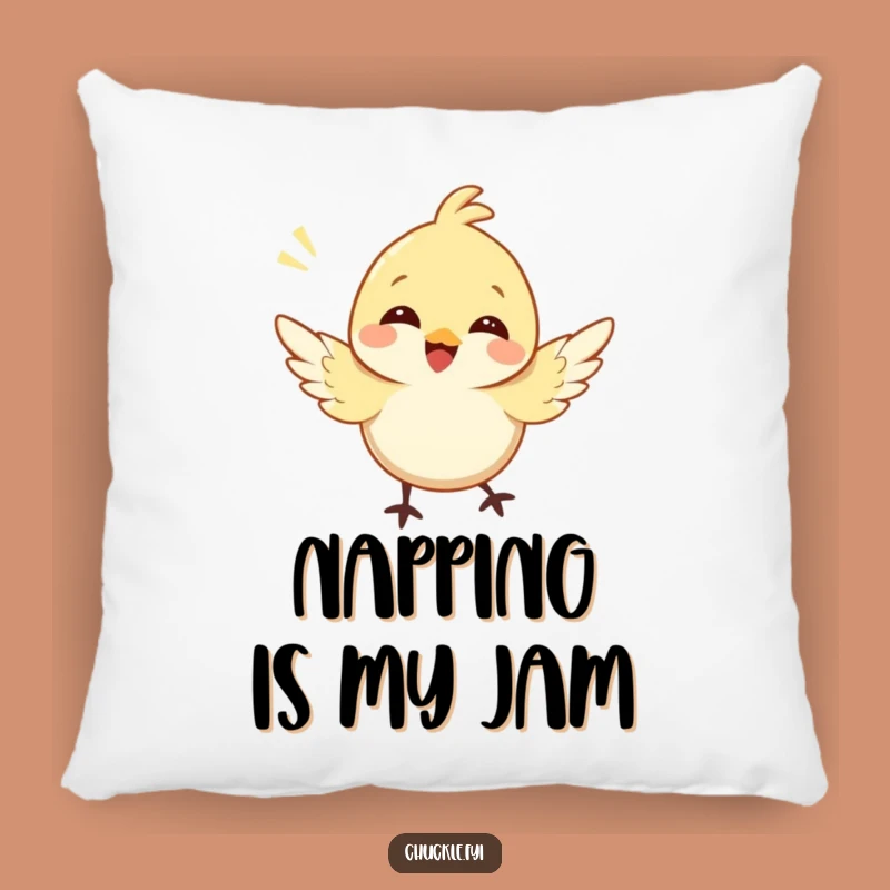 Funny Bird Pillow: Soft Happy Character Cushion, Delightful Funny Gift for Comfort