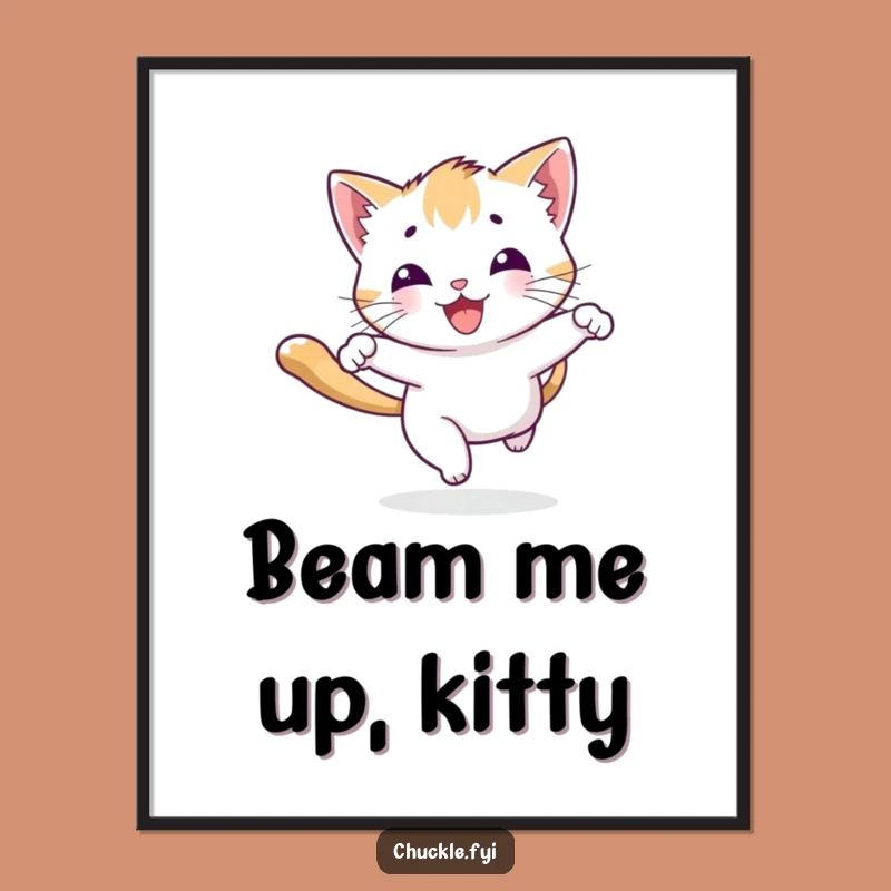 Funny Kitten Light Digital Print: Instant Playfulness & Joy!