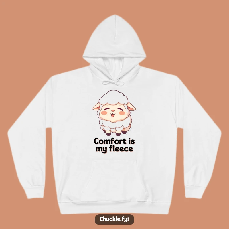 Funny Sheep Hoodie: Cozy Sleepy Yawn, Warm & Contented Comfort