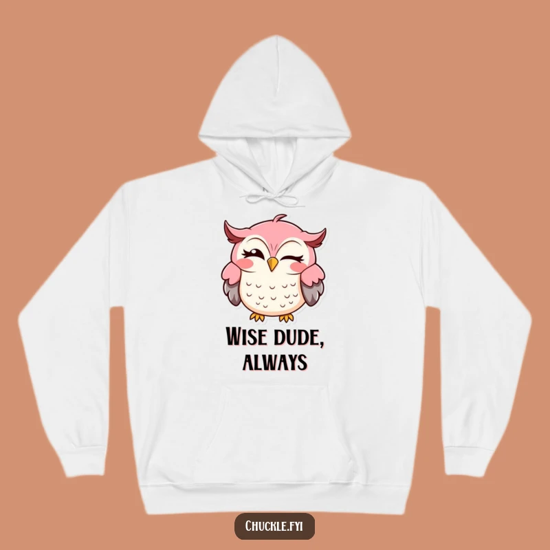 Cozy Funny Owl Hoodie: Warm & Hilarious Cartoon Winter Apparel
