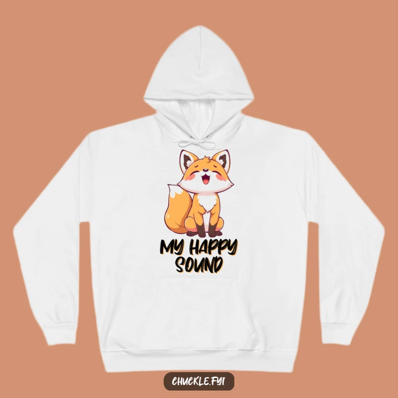 Funny Playful Fox Hoodie: Cozy Howling Fox Sweatshirt, Ideal Unique Gift