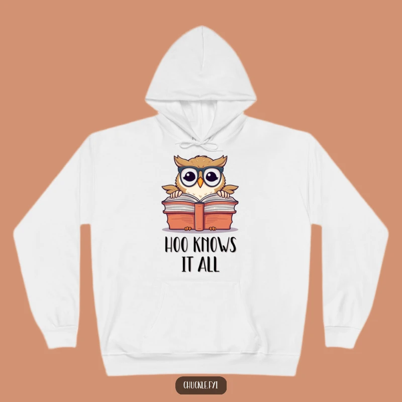 Cozy Funny Chuckling Owl Hoodie: Warm Comfort for Intellectual Owls