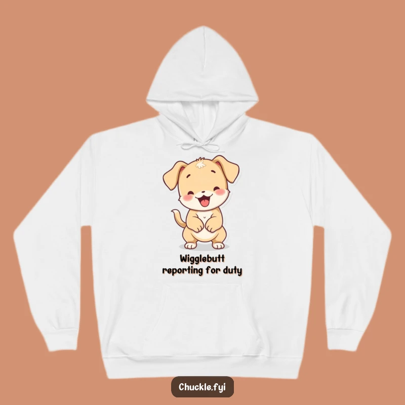 Cozy Funny Wiggly Puppy Hoodie: Warm Hugs and Wiggles for Dog Lovers