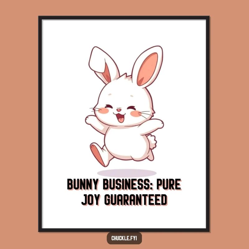 Free Printable Bunny Art: Hilarious Floppy Ears Hopping Delight Wall Decor!