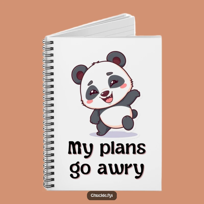 Funny Bumbling Panda Notebook: Jot Down Ideas with a Goofy Grin, Hilarious Journal
