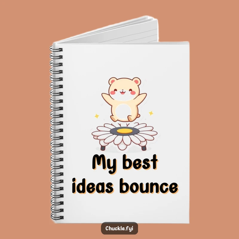 Funny Daisy Trampoline Animal Notebook: Jot Down Joy with Bouncing Character, Gift