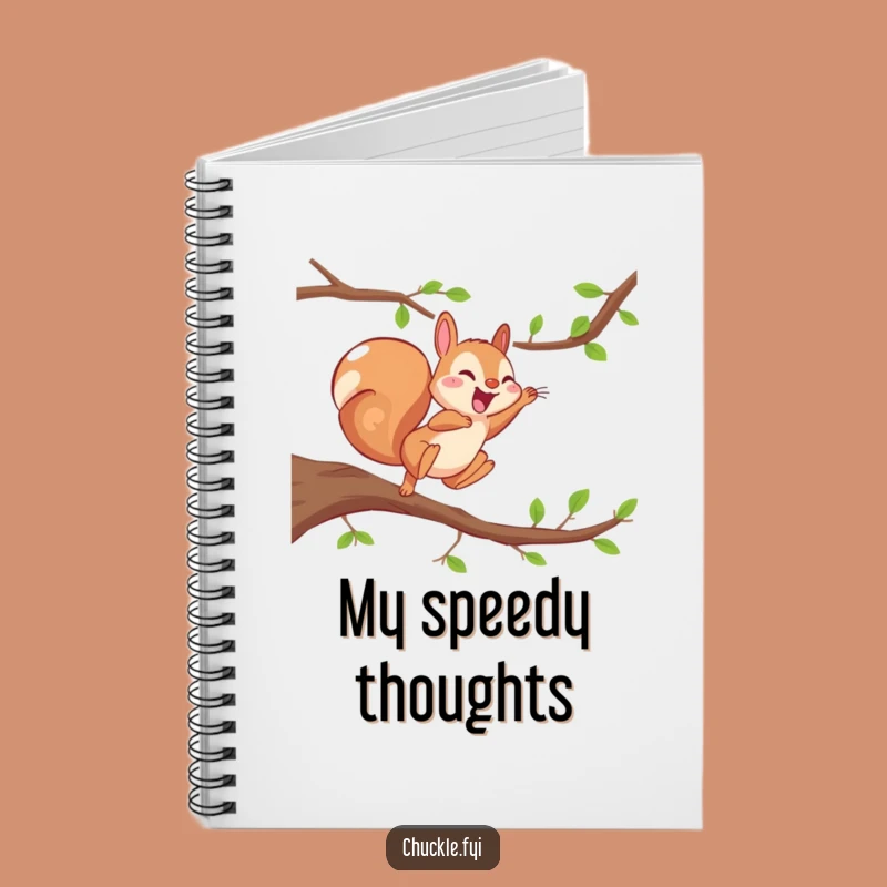 Funny Energetic Squirrel Notebook: Giggling Squirrel Journal, Great Fun Gift