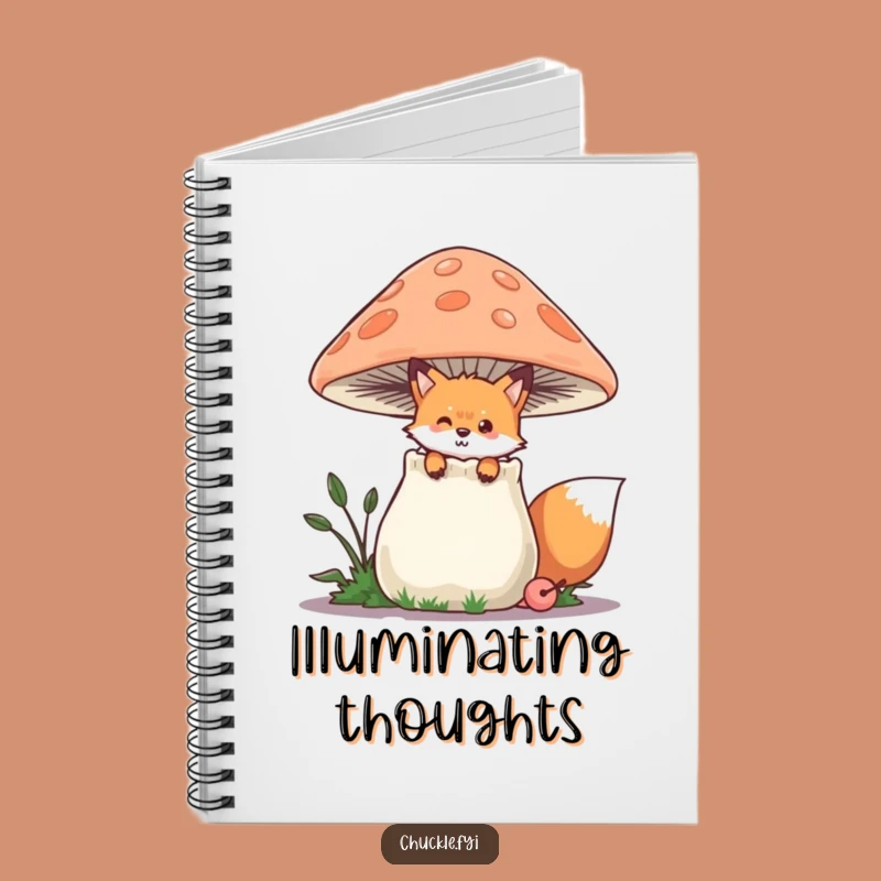 Funny Fox Notebook: Jot Down Secrets with Playful Peek, Perfect Funny Gift