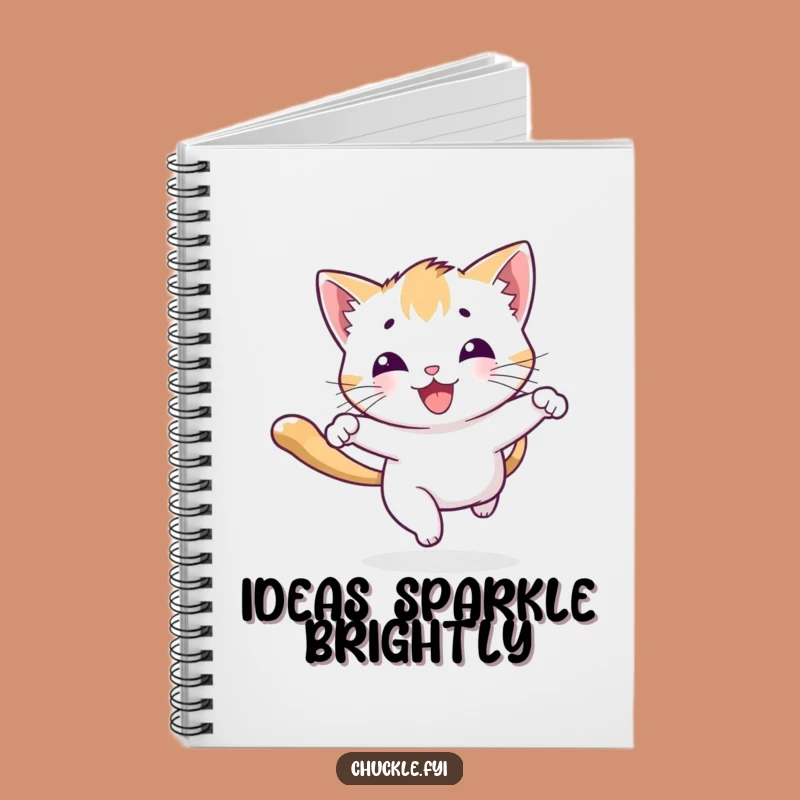 Funny Kitten Light Notebook: Jot Down Playful Ideas & Dreams!