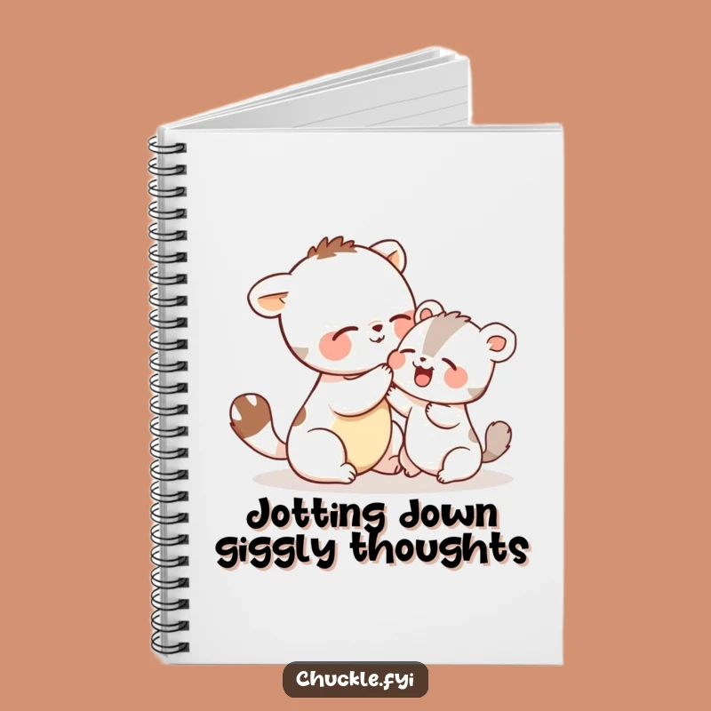 Funny Tickle Fight Animal Notebook: Jot Down Giggles and Humor, Perfect Gift