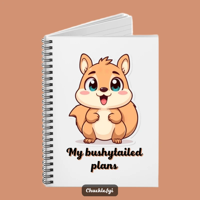 Funny Squirrel Notebook - Jot Down Ideas, Cute Gift