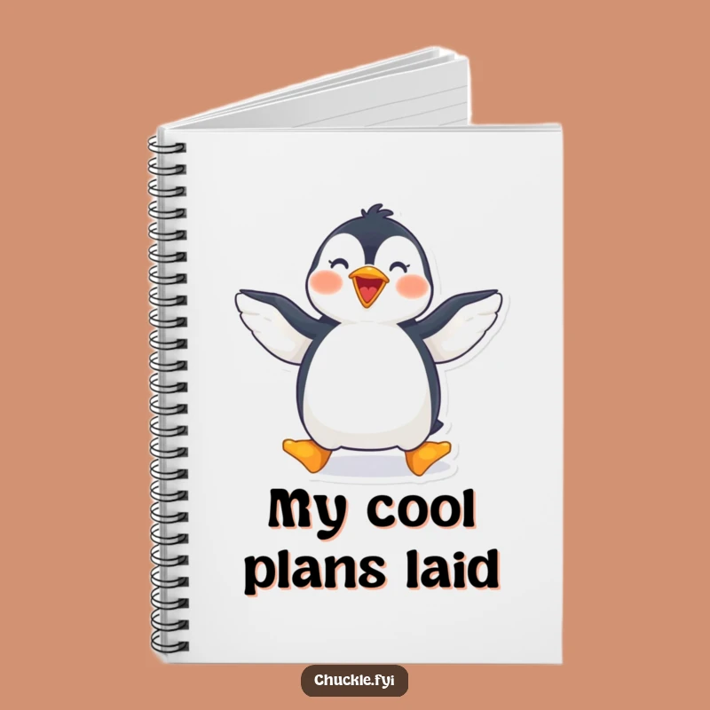 Funny Penguin Notebook: Cute Cartoon Journal for Joyful Notes