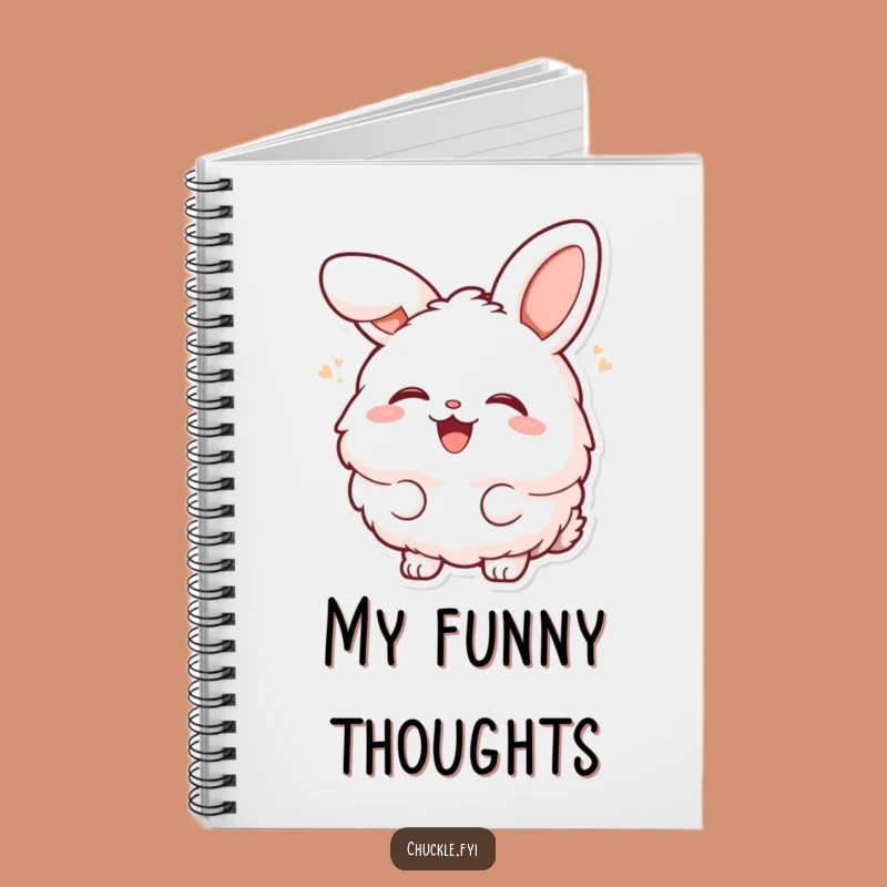 Funny Bunny Laugh Notebook - Amused Journal for Notes