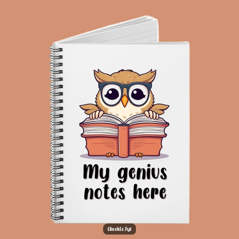 Funny Chuckling Owl Notebook: Jot Down Wisdom with Whimsical Style