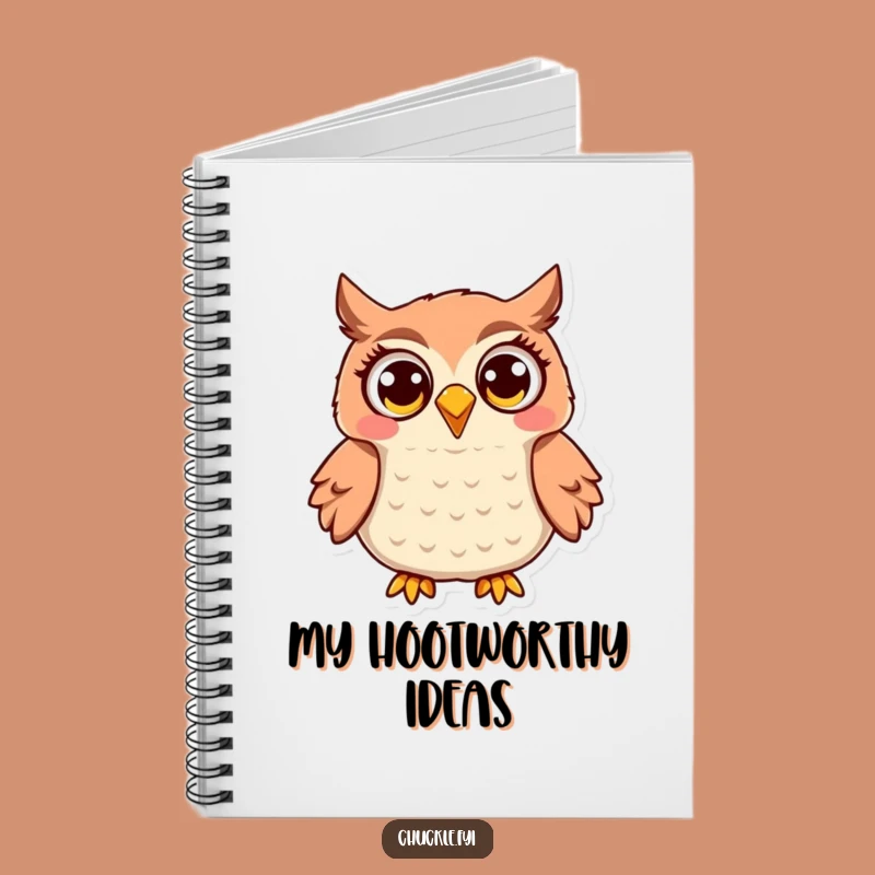 Funny Owl Notebook: Jovial Notes & Hooting Ideas, Cute Journal