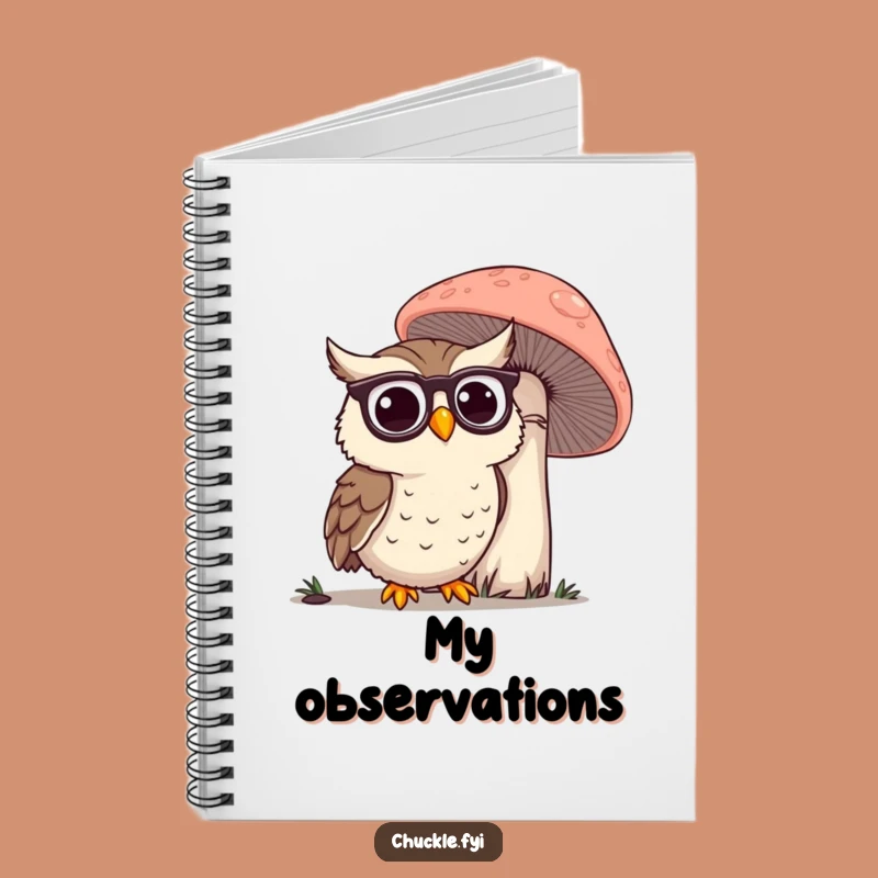 Funny Owl Spectacles Notebook: Wise Ideas, Perfect Funny Gift Journal