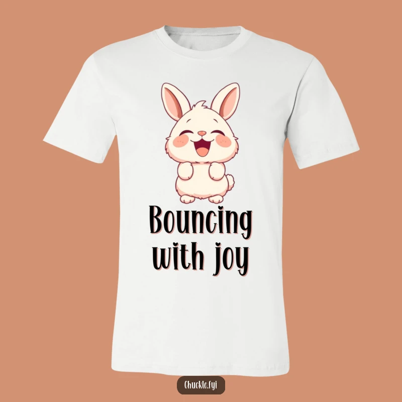 Funny Fluffy Bunny T-Shirt: Hilarious Laughing Rabbit Tee for Fun Lovers