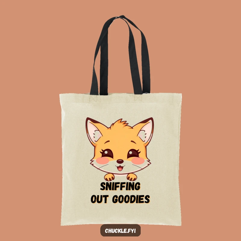 Funny Fox Tote Bag: Eco-Friendly & Clever Cartoon Carry-All